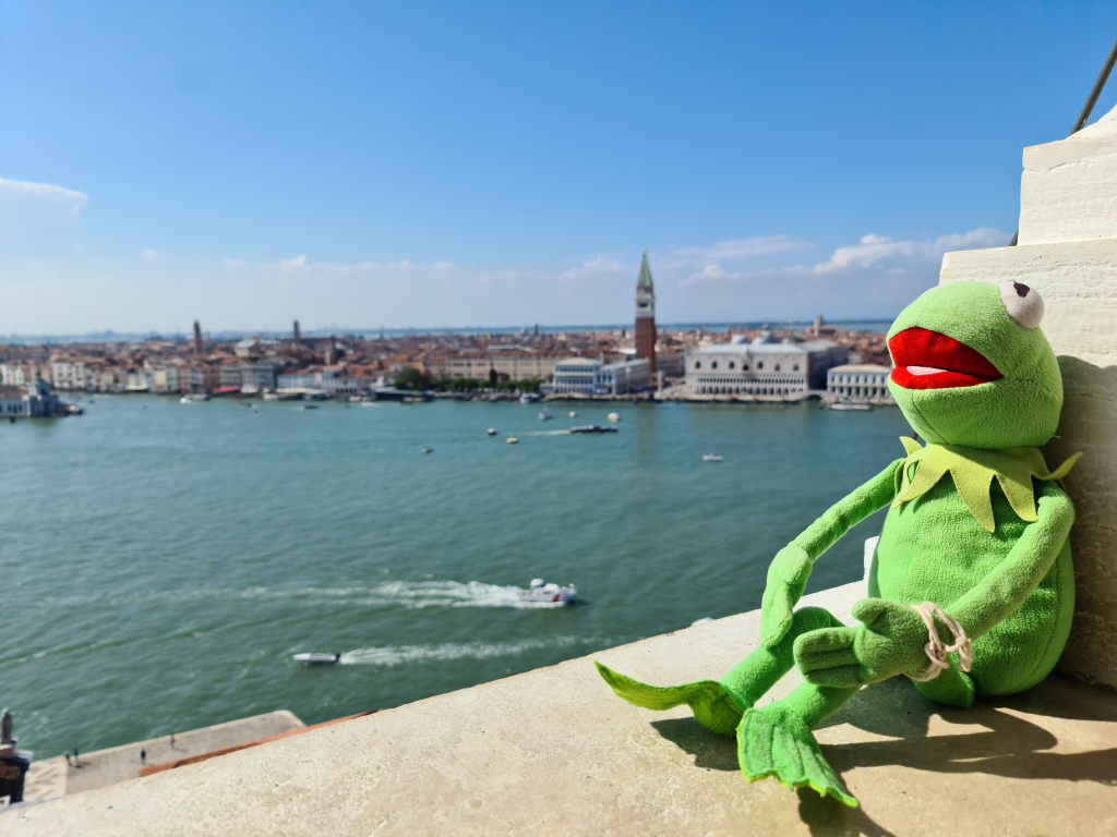Venedig San Giorgio Maggiore Ausblick Kermit August 2020