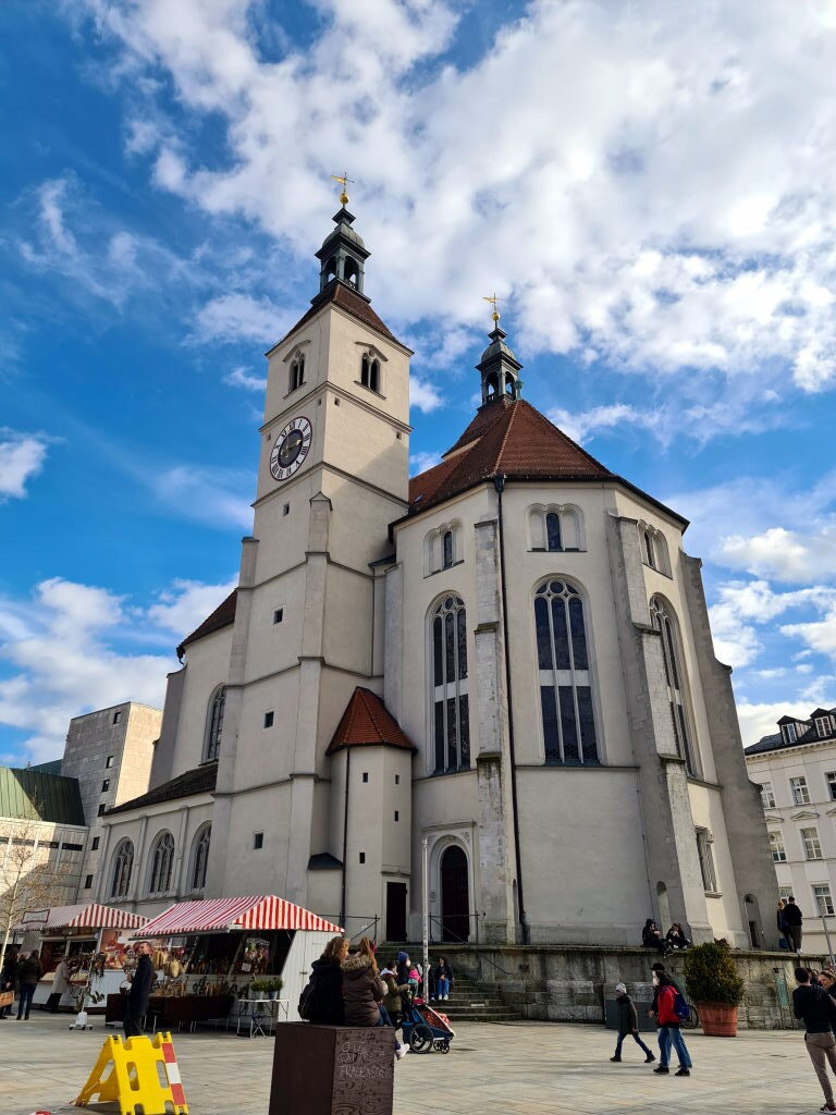 Regensburg Neupfarrkirche Neupfarrplatz März 2021