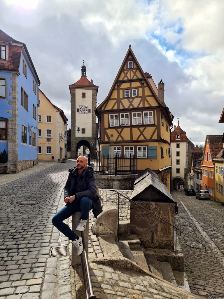 Rothenburg ob der Tauber Plönlein Siebersturm März 2021