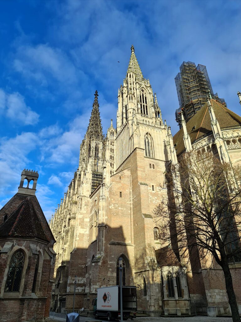Ulmer Münster Hauptturm Gotik März 2021