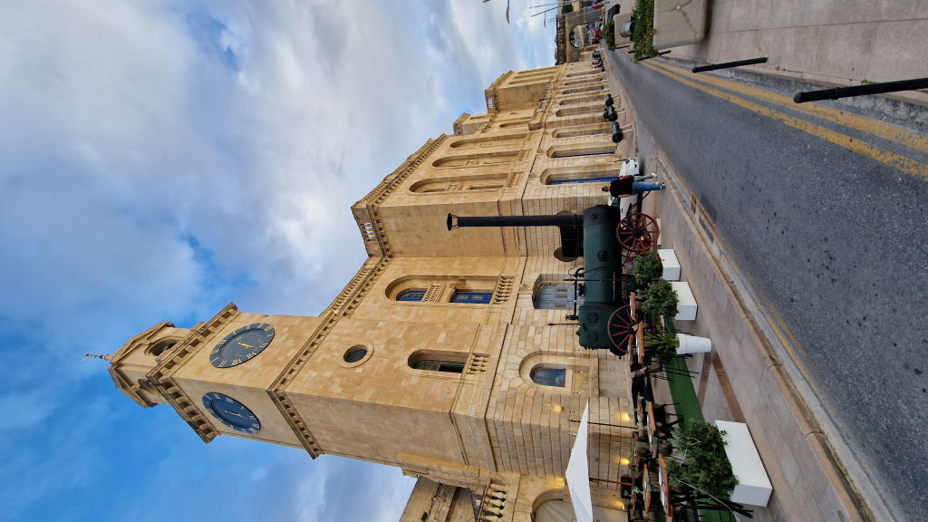 Kastelania Bogengang Valletta Hafen