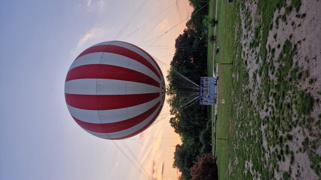 Fesselballon im Stadtpark Budapest