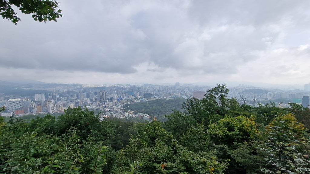 Panorama Seoul vom Namsan Berg
