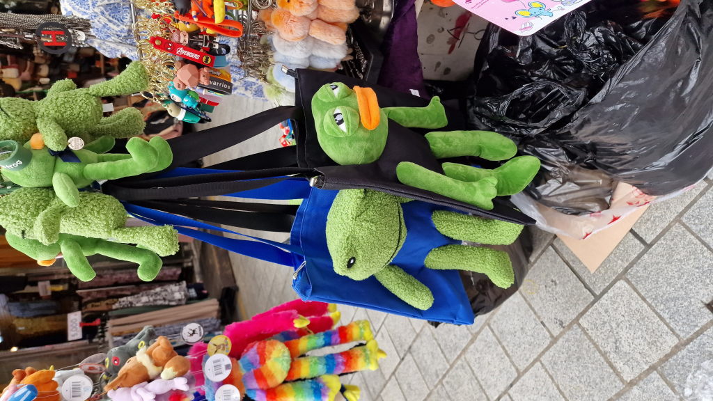 Frosch-Souvenir-Taschen am Namsan