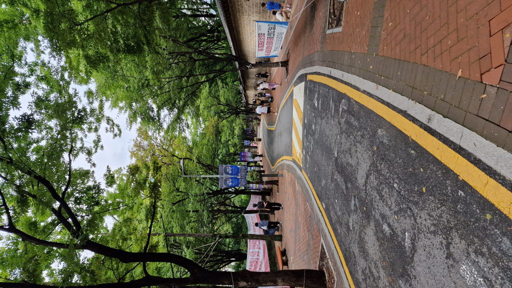 Wachablösung am Daehanmun Tor Deoksugung Palast