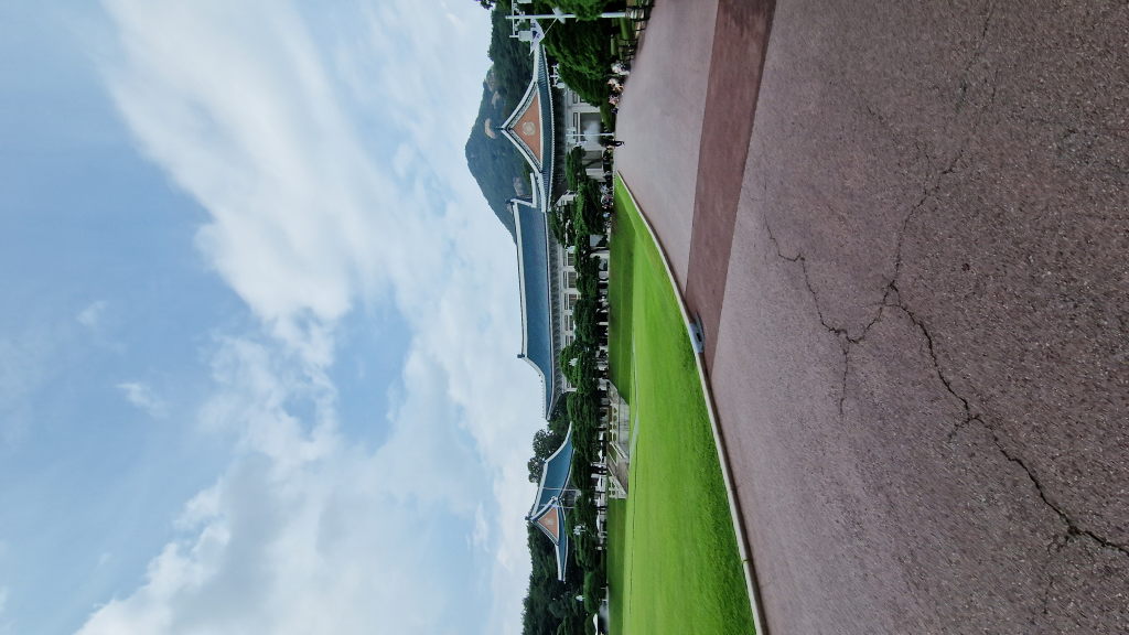 Cheongwadae Blaues Haus Seoul von außen