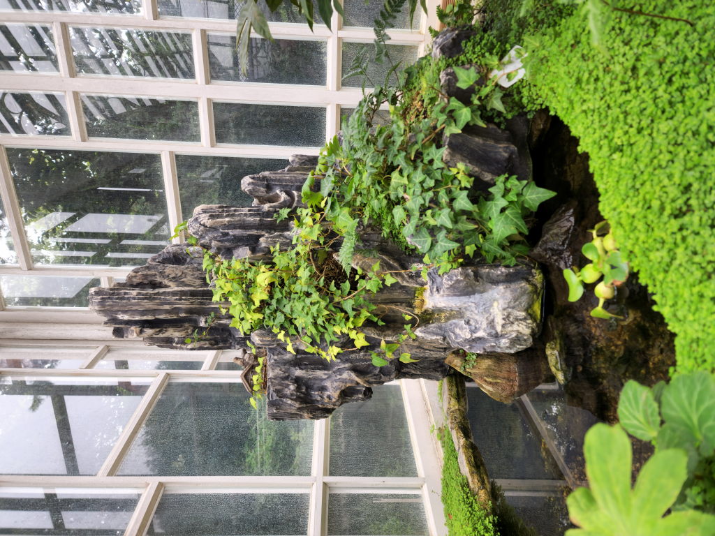 Treppe mit kleinem Tor im Changdeokgung Garten