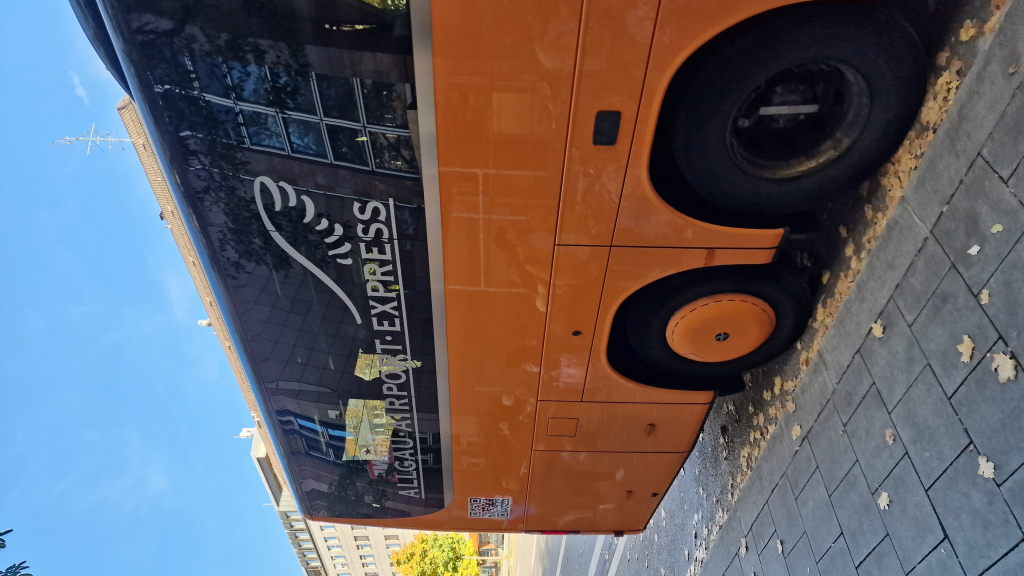 Allgäu Airport Express Bus in Augsburg