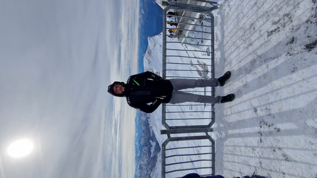 Zugspitze Tirol 2950m Schild Gipfelkreuz