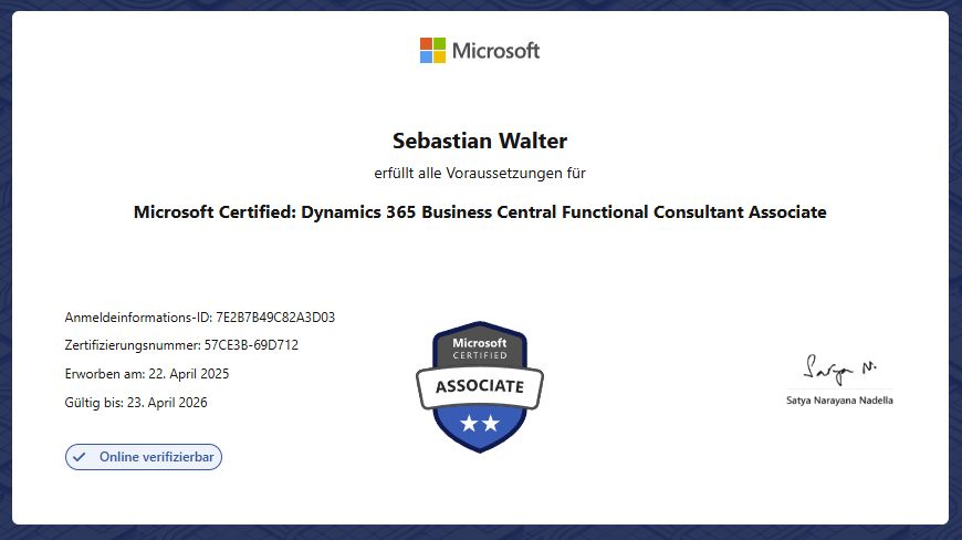 Microsoft Certified 🎉
